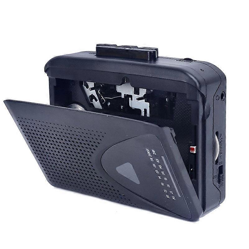 Portable Retro Walkman Tape Recorder Cassette Player Radio English Learning Hine Fm External Speaker