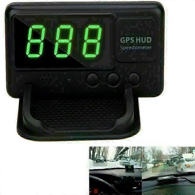 Digital Auto GPS Tachometer Auto HUD Übergeschwindigkeit Warnung Kopf up USB Ladegerät