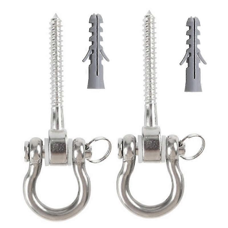 Swing Hangers Swing Set Hooks M8 Heavy Duty 180 Stainless Steel Hammock Hooks 1800LB Capacity for