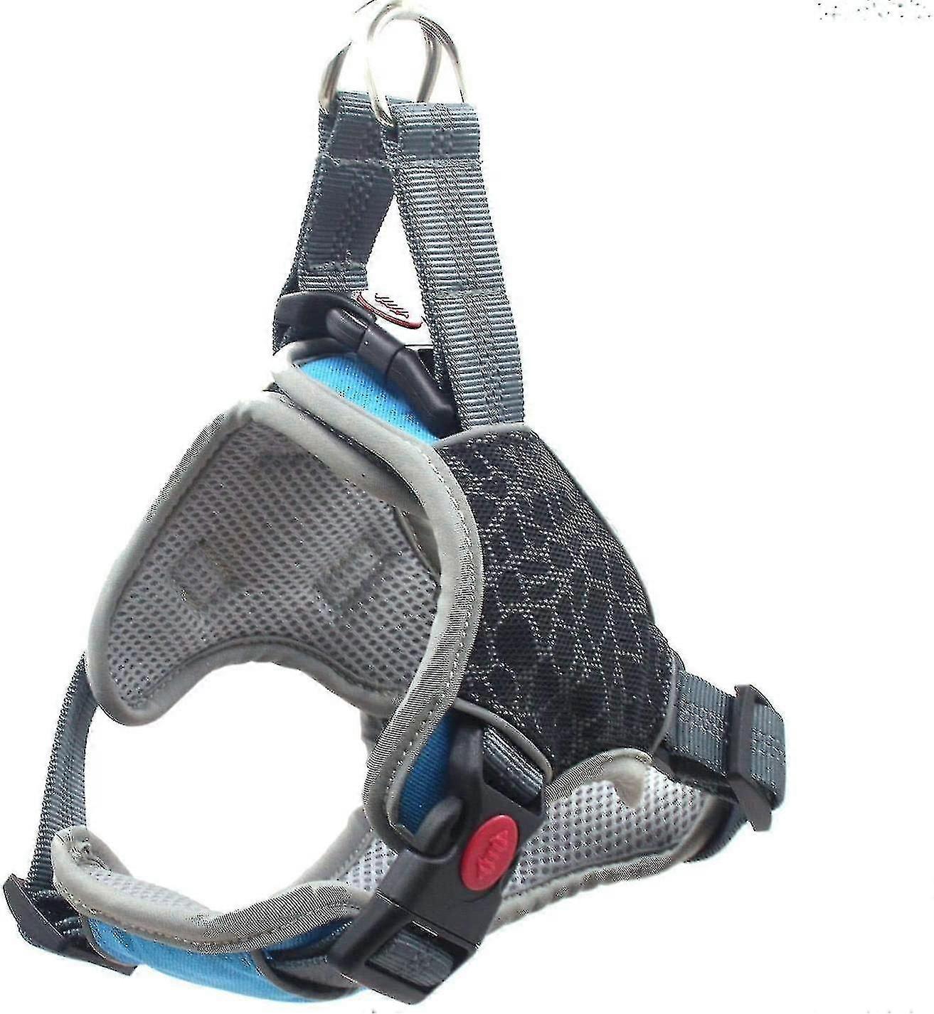 Yansıtıcı çekişsiz köpek kayışı, naylon ayarlanabilir göğüs kayışı, küçük ve orta boy için uygundur