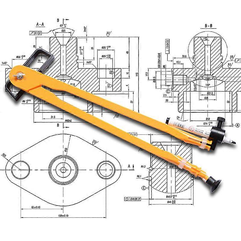 Multifunction Drawing Compass Math Geometry Tool For Circles School Supplies For Student Stationery Mechanical Graphing Supplies