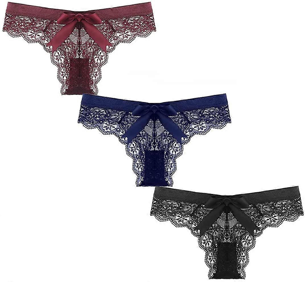 Ladies Seamless Panties Hipster Bikini Low Rise Invisible Panties 3 Pack