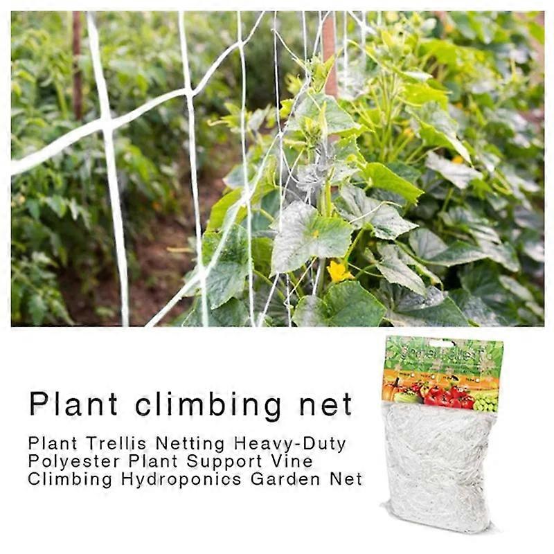New Garden Plant Trellis Netting Heavy-Duty Polyester Plant Support Vine Climbing Hydroponics Garden Net Accessories Multi Use