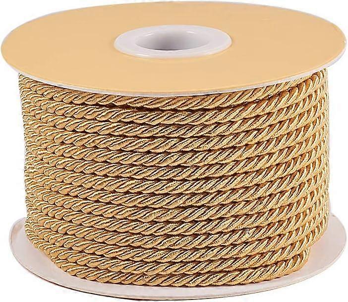 65 Feet Twisted Cord Rope Craft Nylon Rope 3mm 3 Strand Multipurpose Utility Cord Trim Choker Thread for Jewelry Making Knot Rosaries Upholstery Curta