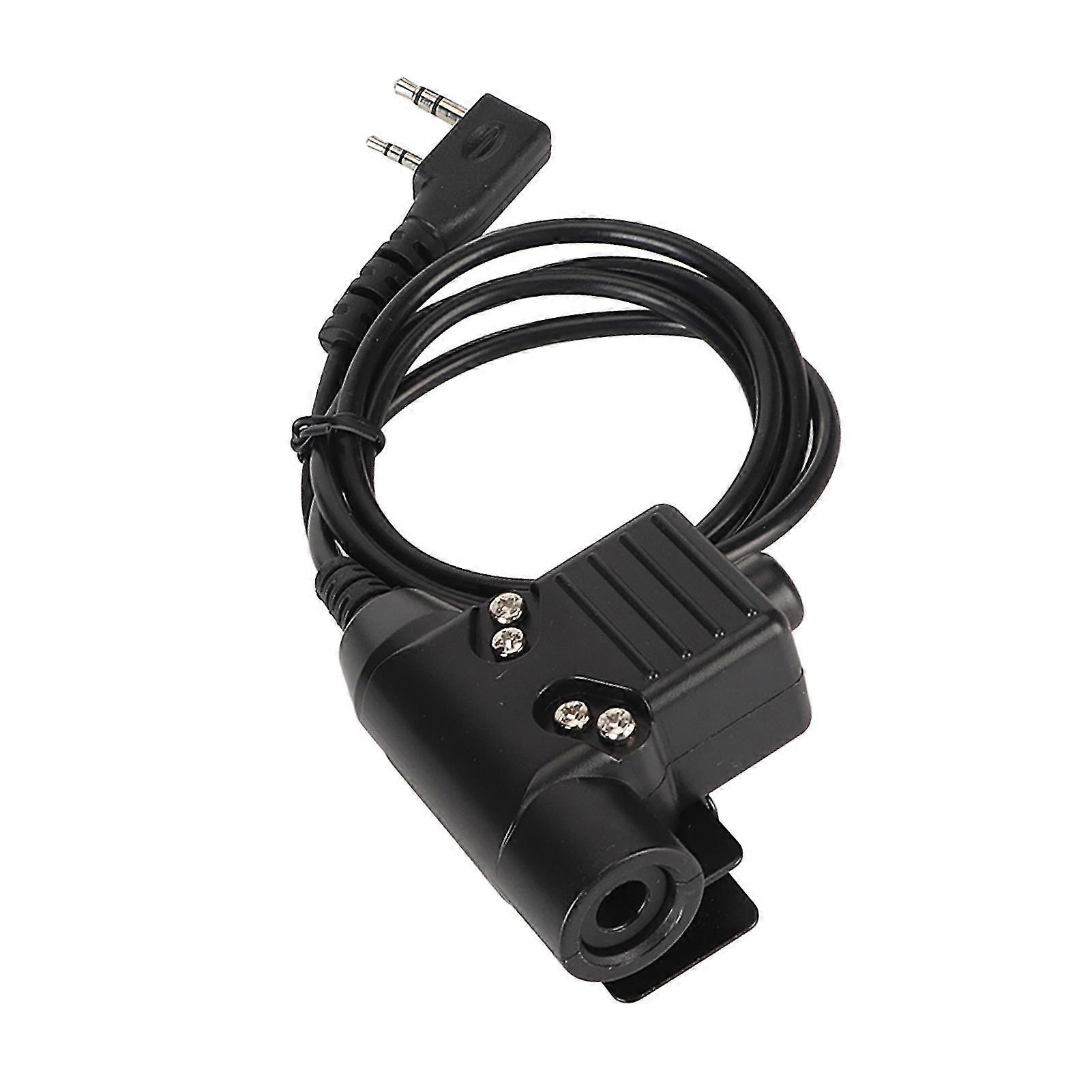 90cm U94 PTT Push to Talk Headset Cable for Kenwood KPG TH TK Radio Walkie Talkie Adapter