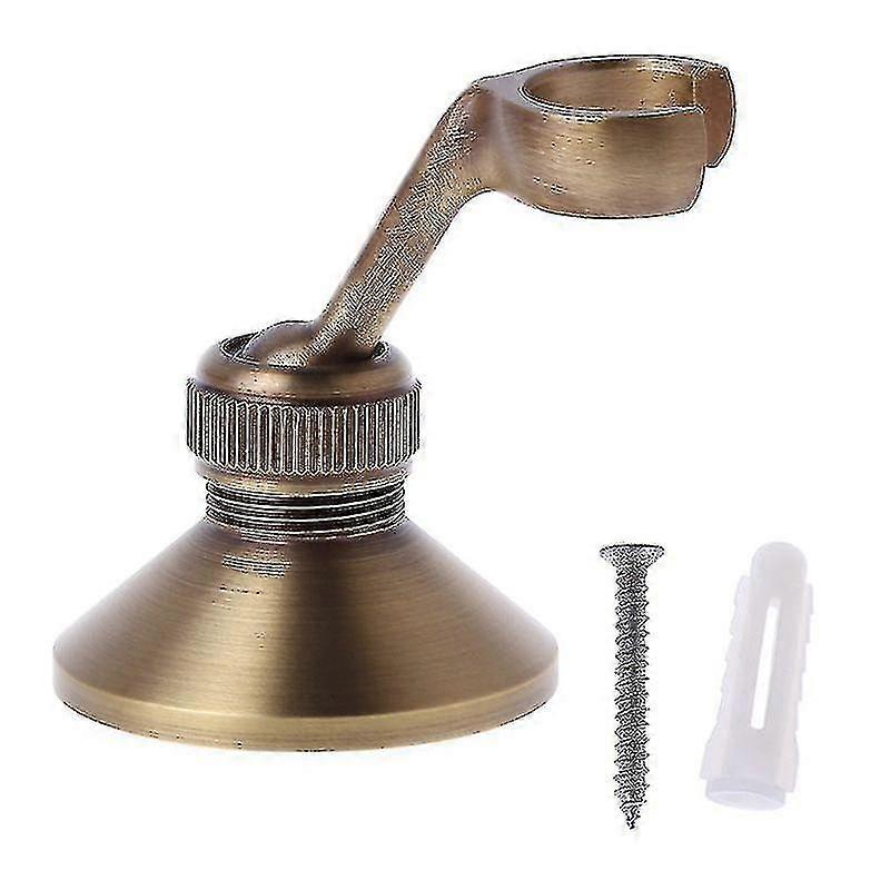 Rotatable Adjustable Antique Brass Wall Mounted Bathroom Hand Held Shower Sprayer Bracket Holder Fitting Accessories