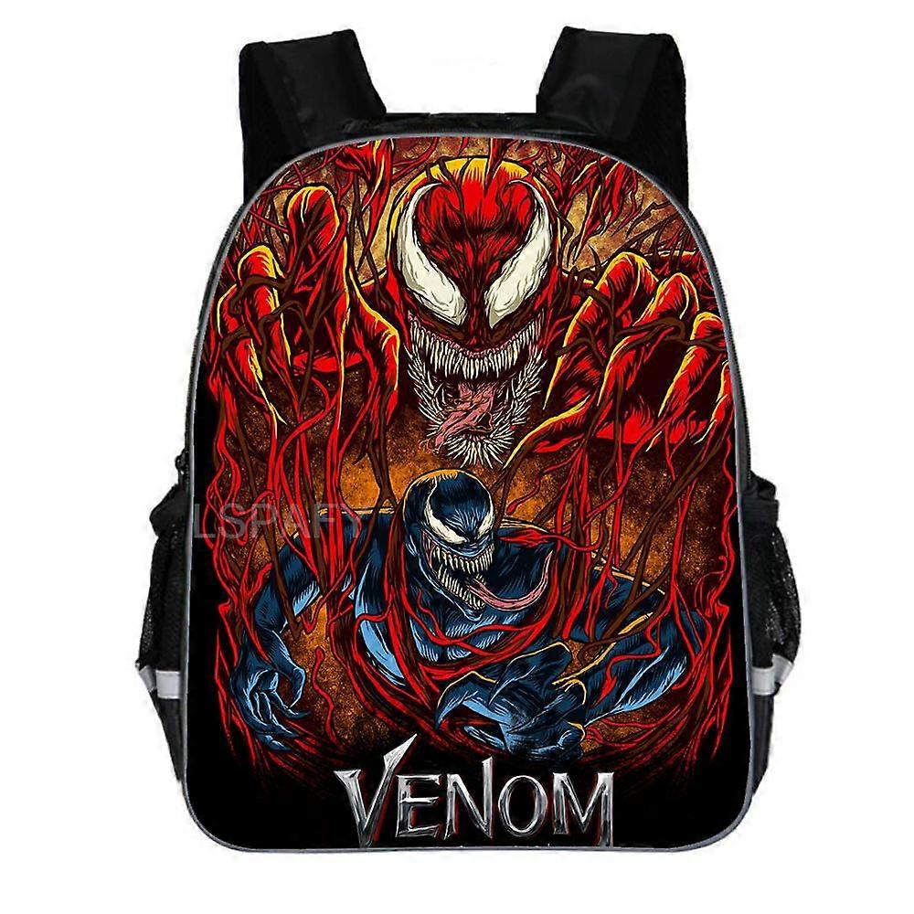 Superhero Venom Schoolbag Zaino da viaggio Borsa a tracolla Nero Primario  Mochilas Regalo per bambini Studenti