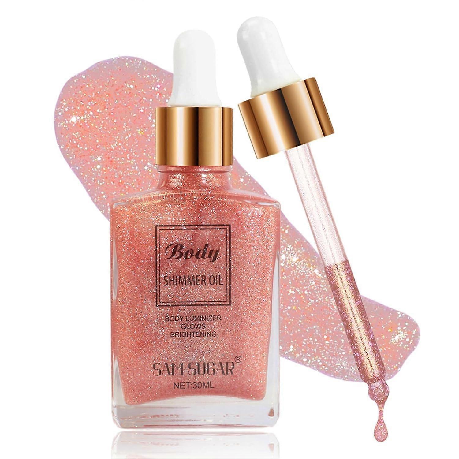 Body and face setting glitter, brightening makeup highlighter,Body light oil,Liquid body luminiser