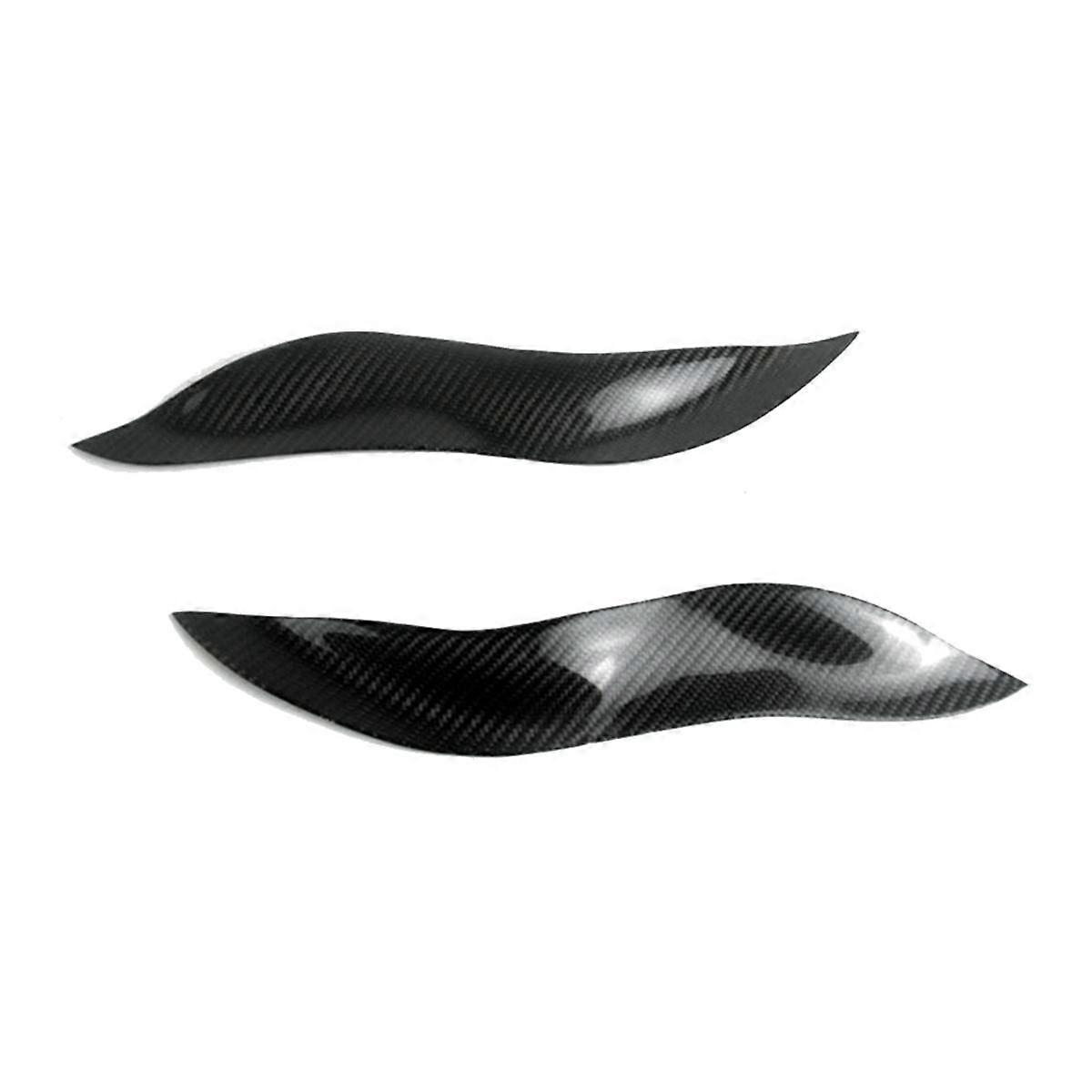 Fari per auto Sopracciglio Palpebra Trim Cover Accessori per Smart 2003 in fibra di carbonio
