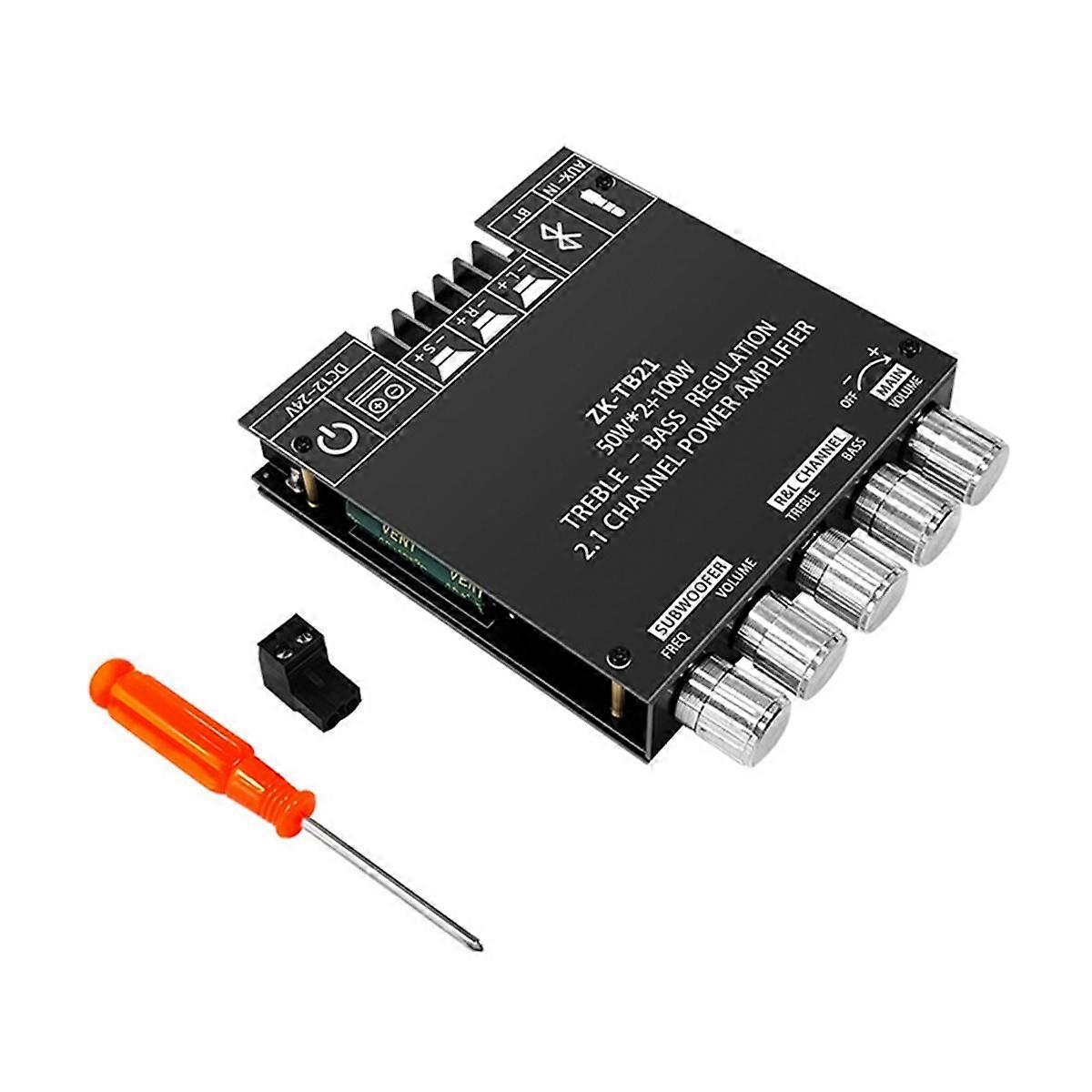 TPA3116D2 Amplifier Board Module -TB21 2.1 Channel Bluetooth Digital Module Bulk High/Low Tone Subwoofer Module