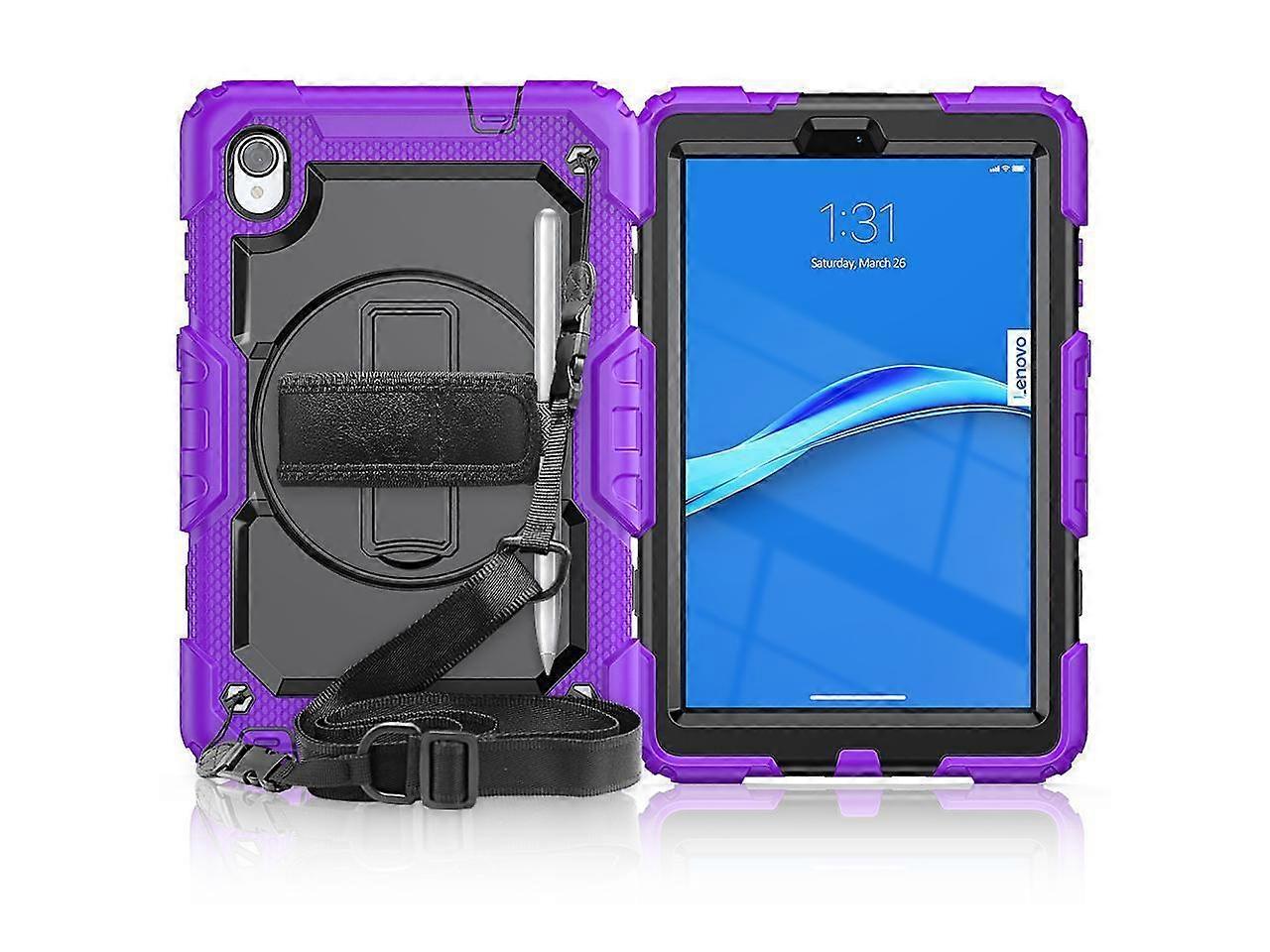 ebestStar Housse pour Lenovo Tab M10 Plus 10.6 (Gen 3) Support Rotatif 360 PU Cuir, Bleu Foncé