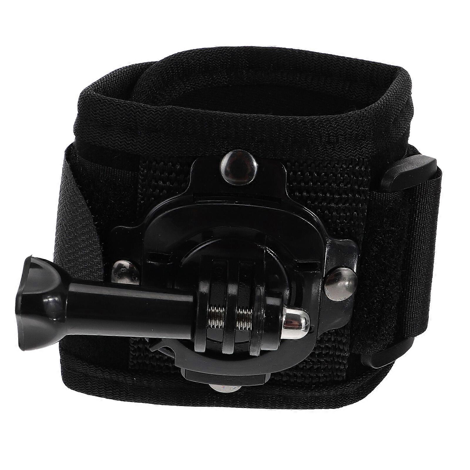 1pc 360 Degree Rotating Arm Mount Strap Compatible with Go Pro Hero (Black)