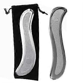 Aço inoxidável Gua Sha Raspando Massageador Grande Ferramenta de Mobilização de Tecidos Moles