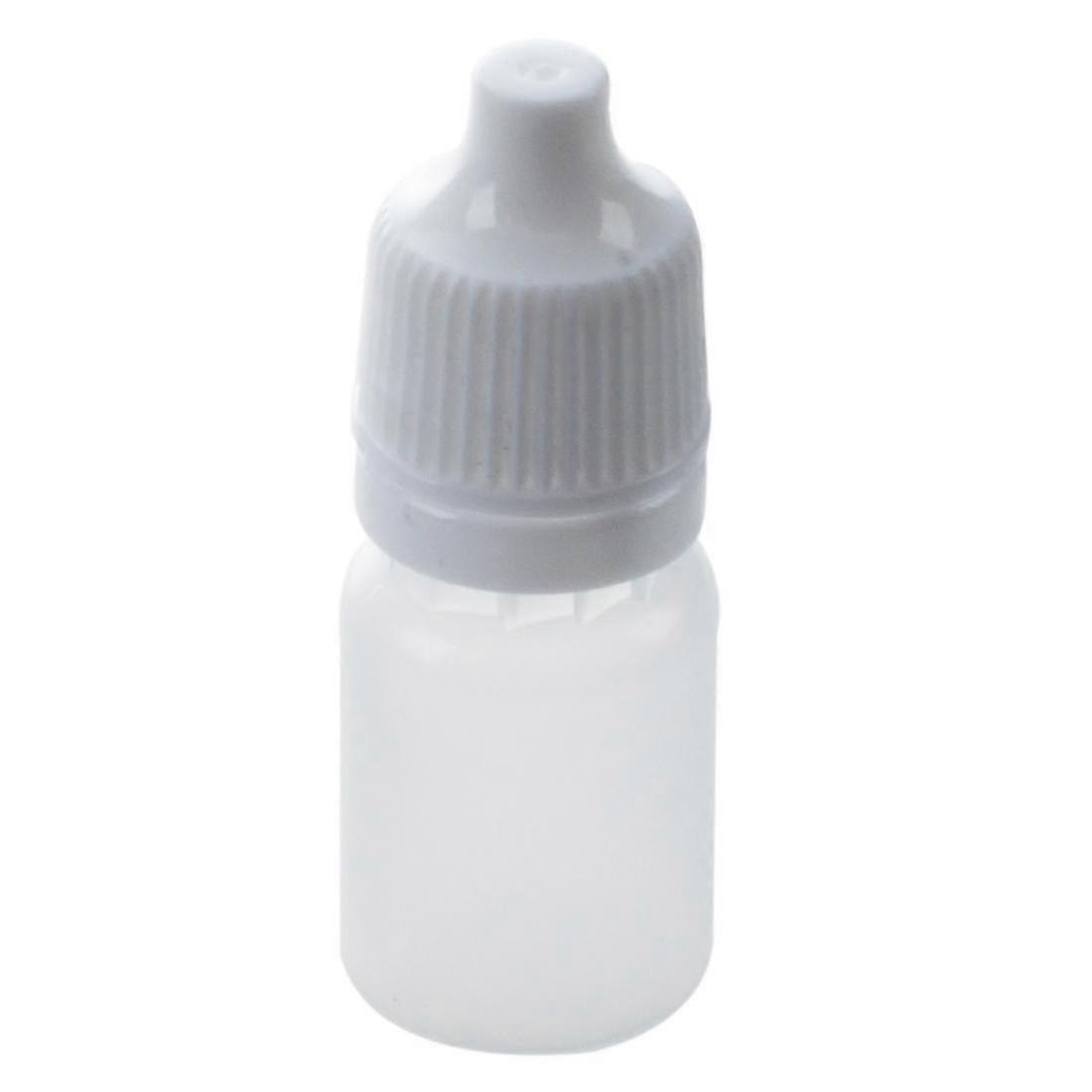 10 Pcs Empty Eye Dropper Plastic Eye Liquid Screw Cap Lids 5ml