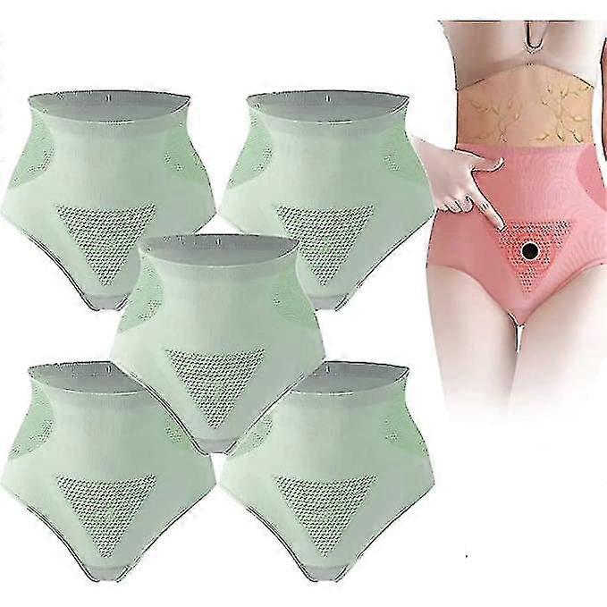 5stk Graphene Honeycomb Vaginal Stramming & Body Shaping Truser, Graphene Honeycomb Body Shaping Truser for kvinner