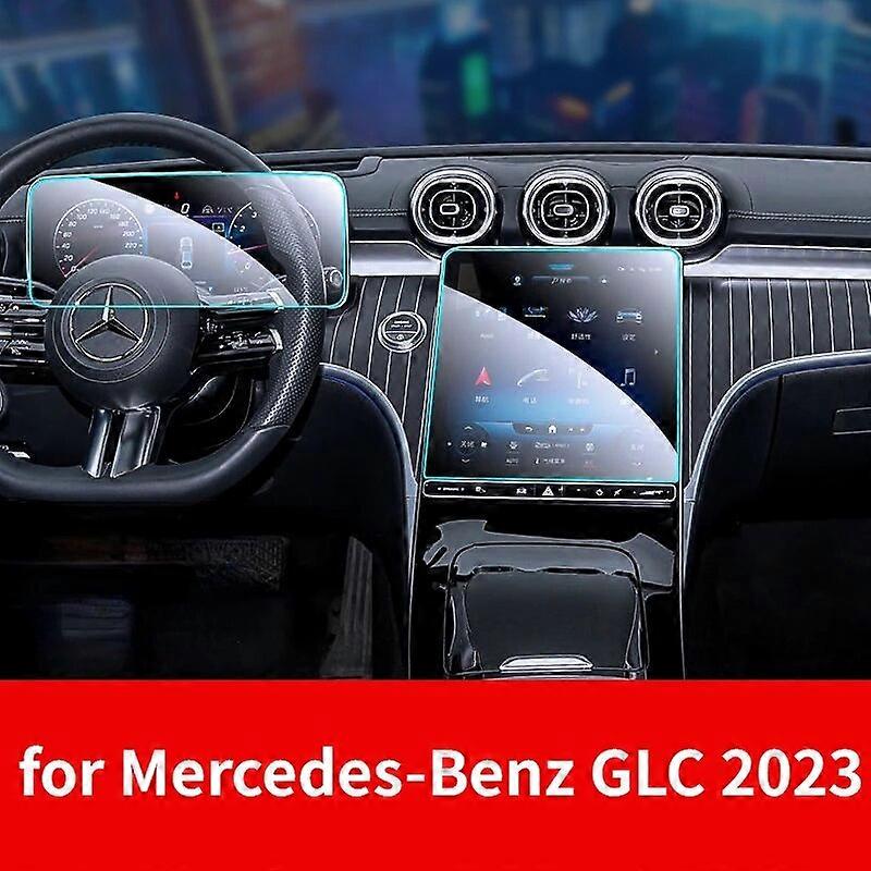 Tempered glass screen protector for Mercedes Benz GLC 2023 11.9 infotainment GPS Navigation Display Protect StickerVehicle Dashboard Accessories