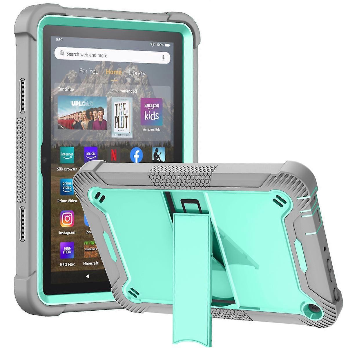 Fire HD 8 and 8 Plus tablet cases. (Gen. 10/12, Released 2020/2022), Lightweight Shockproof Child Protective Case with Stand