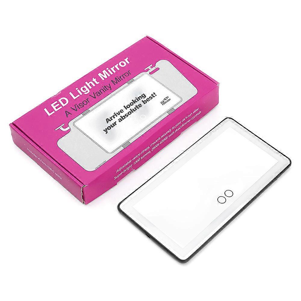 Mirror With Lights Car Mounted Makeup Mirror For Supplementary Lighting