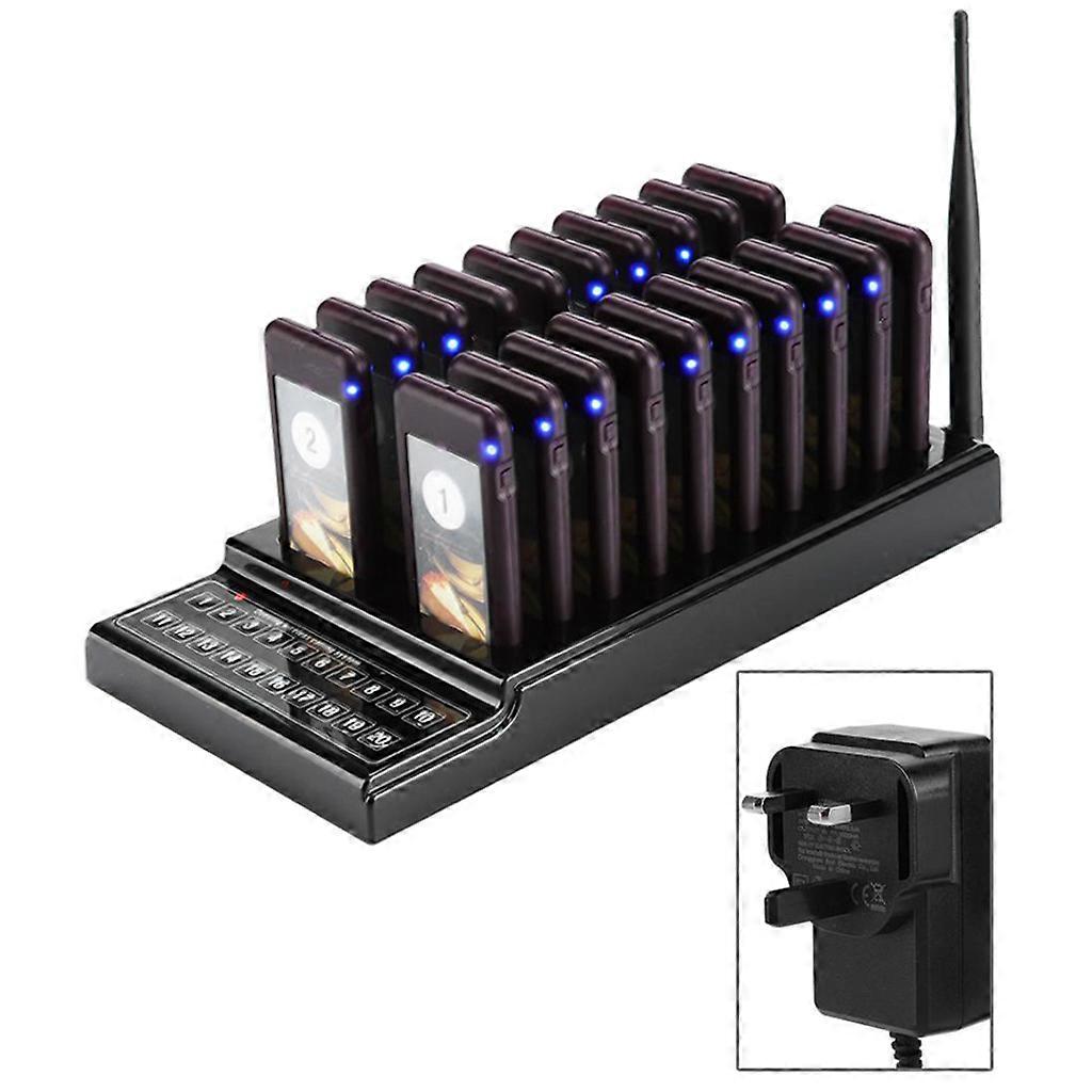 Restaurant Wireless Queue Calling System 3 Indication Modes for Restaurant Shop