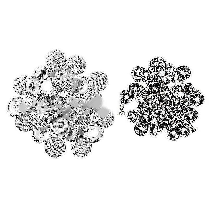30pcs Car Ceiling Headliner Button Fixing Screw Cap Roof Snap Rivets Retainer