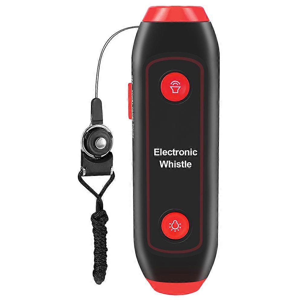 Electronic Whistle 3 Tones Multipurpose Handheld Whistle With Lanyard Torchlight