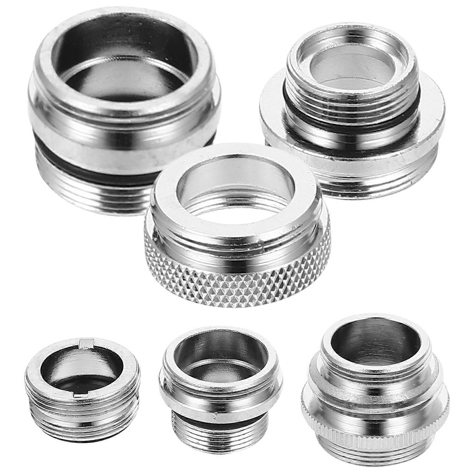 6pcs Faucet To Hose Adapter Sink Hose Attachment Washer Sink Hose Adapter