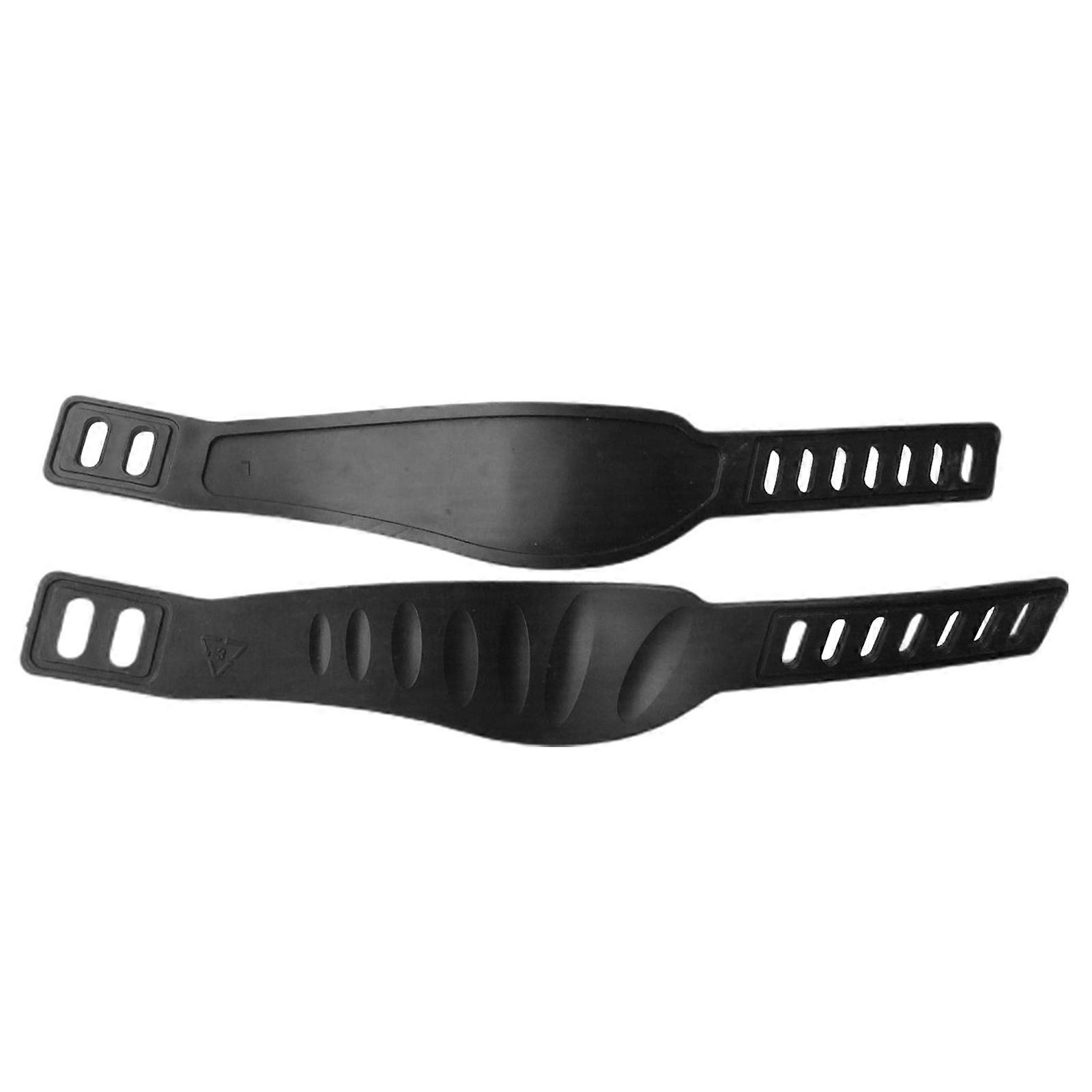 Adjustable Rubber Pedal Straps for Exercise Bike, Universal Replacement Straps (2pcs)