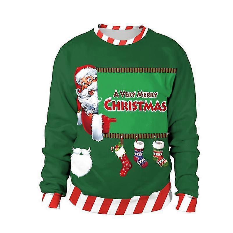 Hombre Mujer Familia Jersey de Navidad Pareja Suéter de Navidad