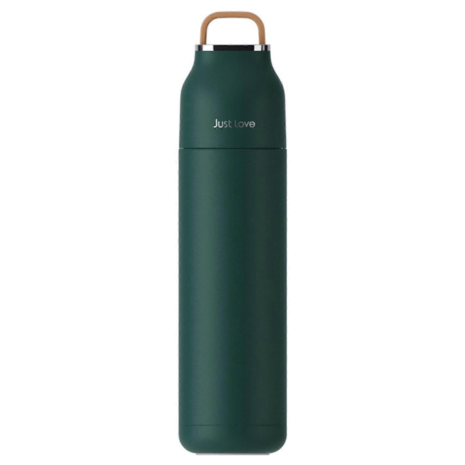 500ML Vacuum Flasks Leak-Proof Heat Preservation Warm Cold Keeping Coffee Travel Mug Flasks with Handle for Office