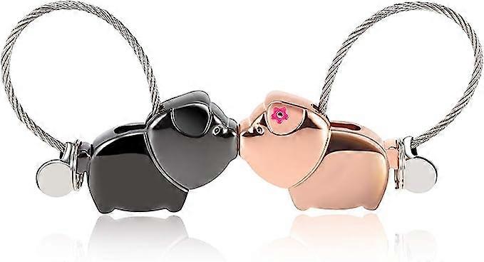 Detachable Piggy Keychain with Magnetic Attachment - Fun and Functional Accessory for Keys and Bags