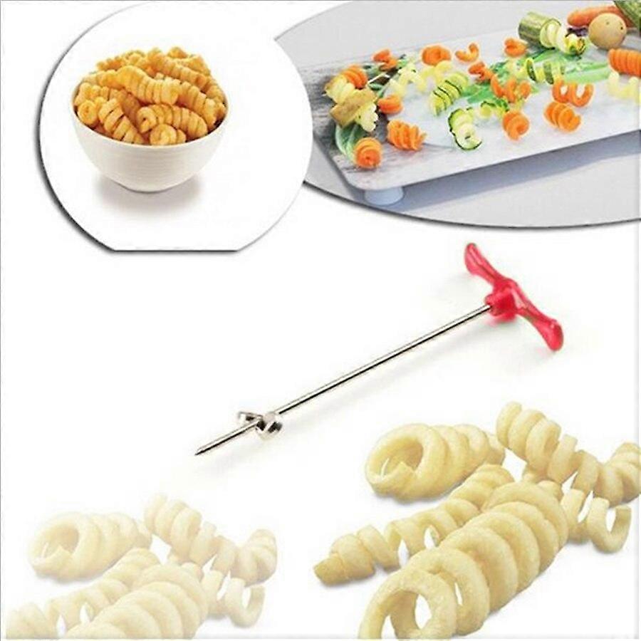 Vegetables Spiral Knife Potato Carrot Cucumber Salad Chopper Easy Spiral Screw Slicer Cutter Spiralizer