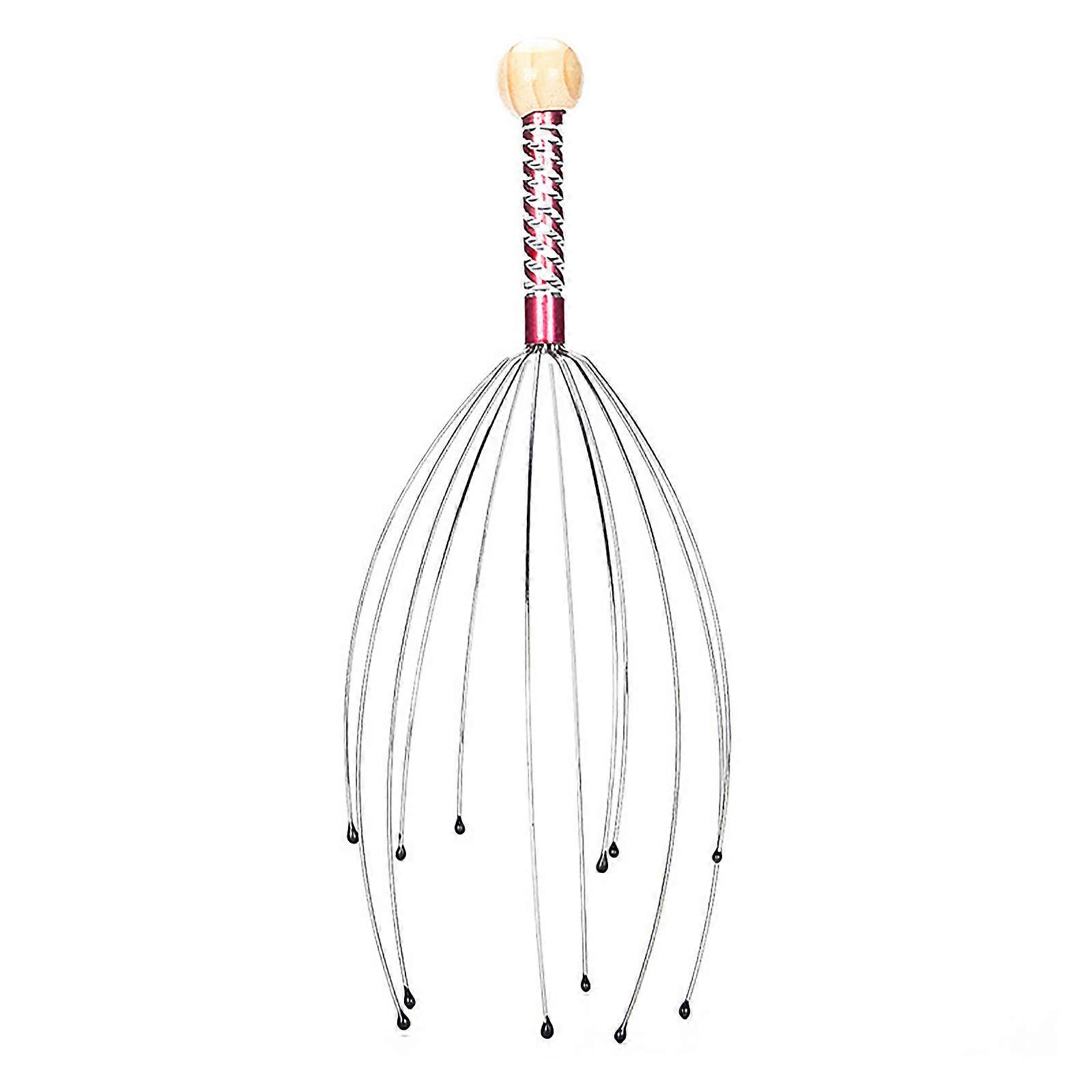 2023 New Round And Smooth Octopus Head Massager Decompression Relax Toys Acupoint Relaxation 23x13cm Unblocking The Meridians