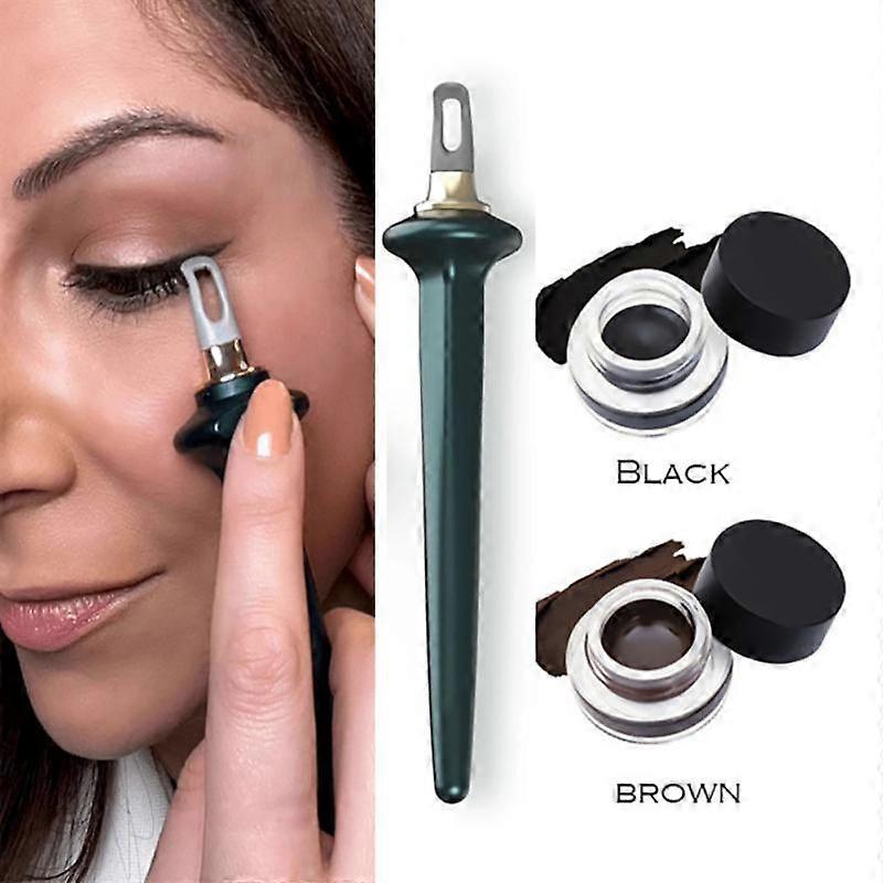 1 Set New Eyeliner Guide Tools Silicone Eyes Liner Pencil Brush Waterproof Reusable For Shaky Hands Beginer Makeup Instruments