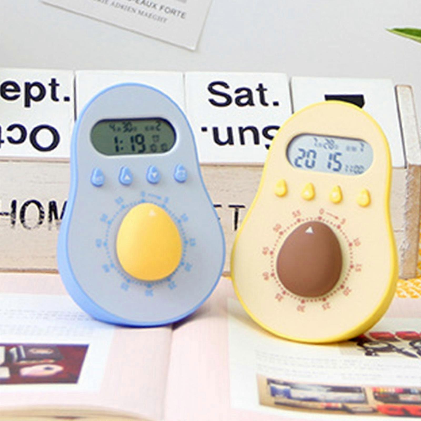 Kitchen Manual Alarm Counters Avocado Cooking Timer Lcd Digital Screen Display