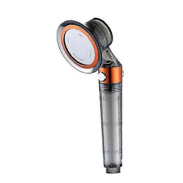 High Pressure Stop Button Switch Shower Head Rainfall Water Saving Replaceable Filter Nozzle For Bathroon Accessary