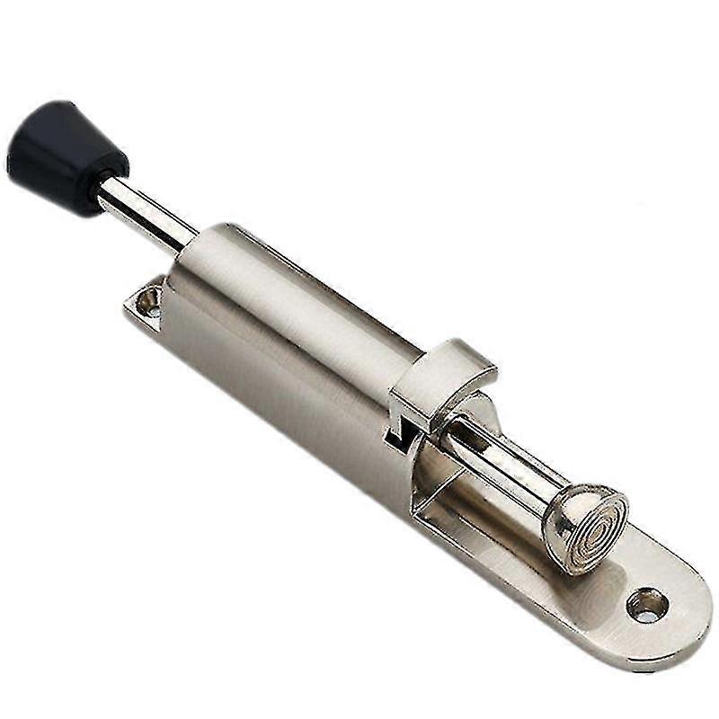 Kick Stainless Steel Down Door Locks Stopper Holder Spring Loaded Adjustable (1pc)