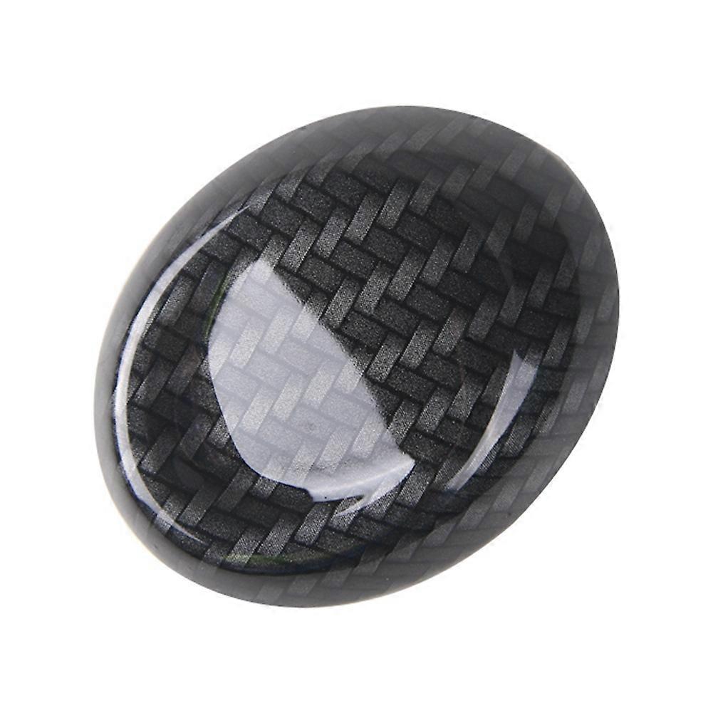 Carbon Fiber ABS Gear Shift Knob Cover Trim Decor Sticker for C7 2014-2020 Interior Accessories