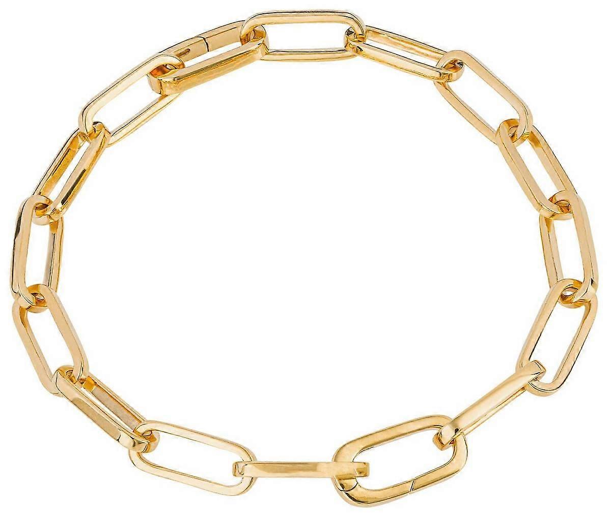 Beginnings Long Link Charm Carrier Bracelet - Gold