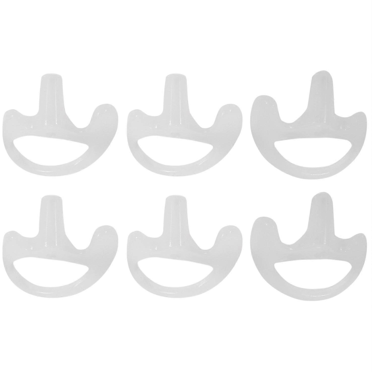 3 Pairs Transparent Silicone Soft Earbud for Walkie Talkie Covert Acoustic Tube Earpiece Small/Midd