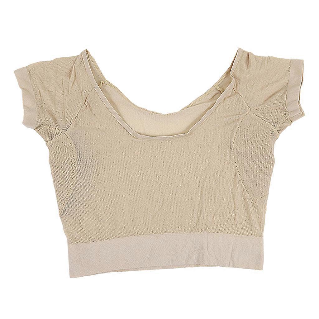 1pc T-shirt Shape Sweat Pads Reusable Washable Underarm Armpit Sweat Pads