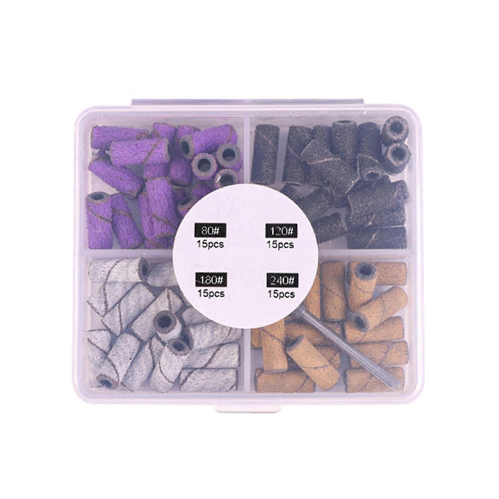 1 Box Professional Nail Drill Bit Set Precise Nail Shaping Polishing Heads for Gel Manicures Pedicures
