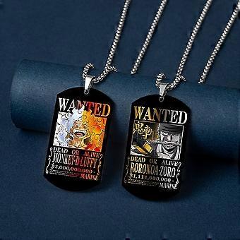 Anime One Piece New Luffy Zoro Necklace Sun God Nika Action