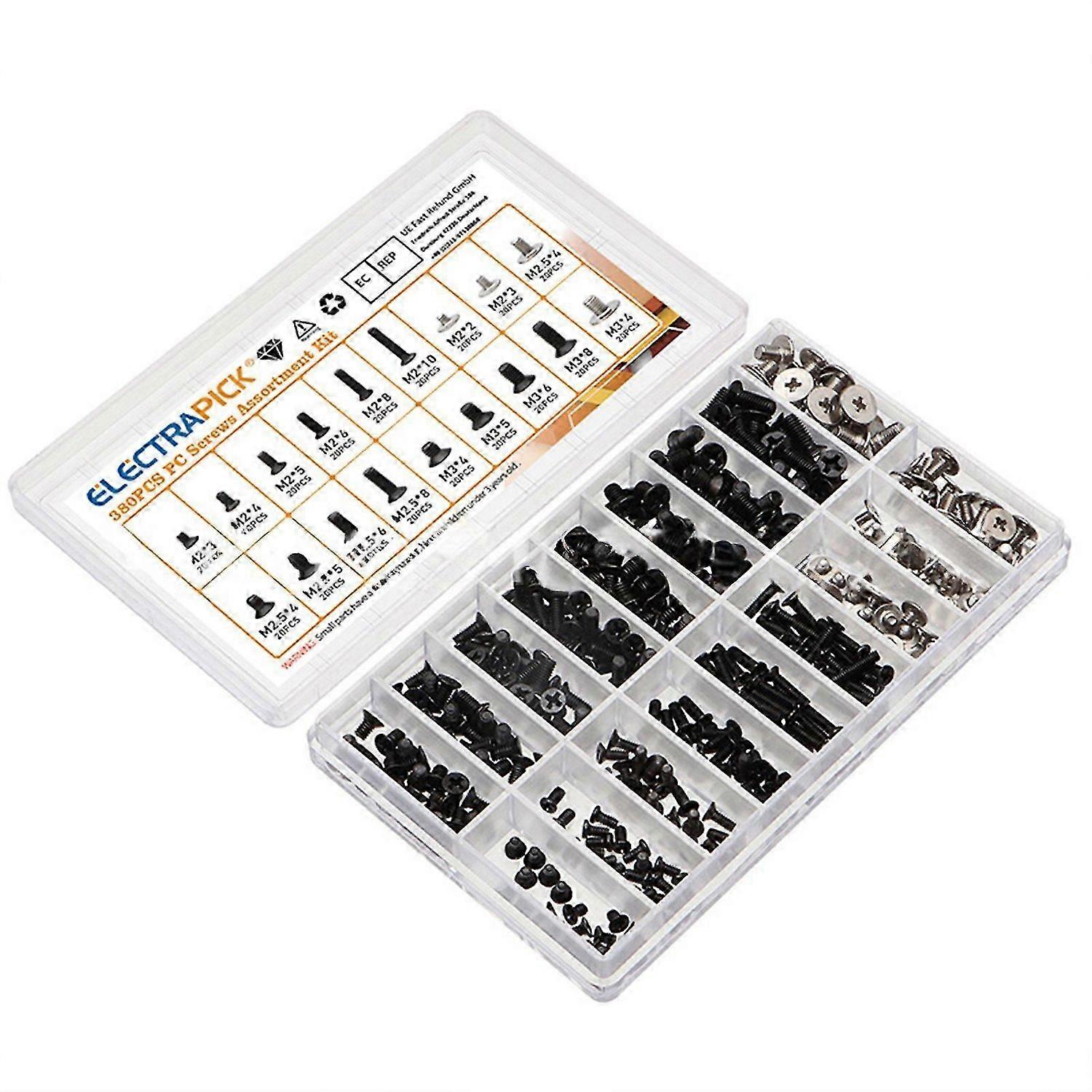 360X Universal Laptop Computer Screw Repair Kit M2-M3 For IBM HP Dell Lenovo