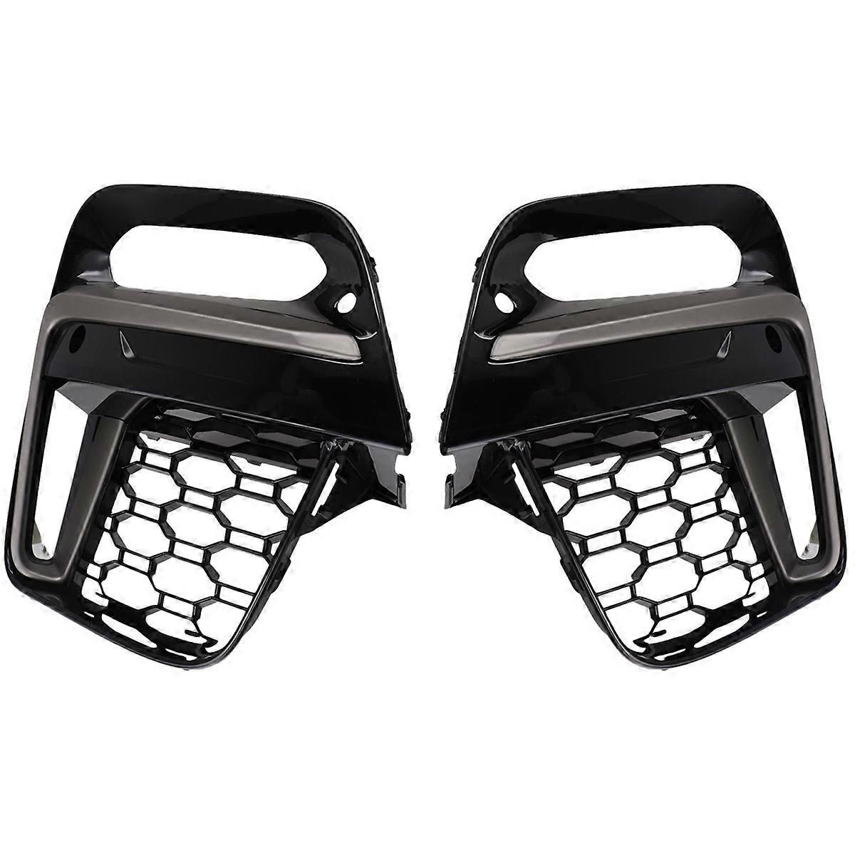 Front Fog Light Grille Frame Trim Protector Exterior Cover for X3 G01 X4 G01 G02 G08 2018-2020 (with Fog Lamp Hole)