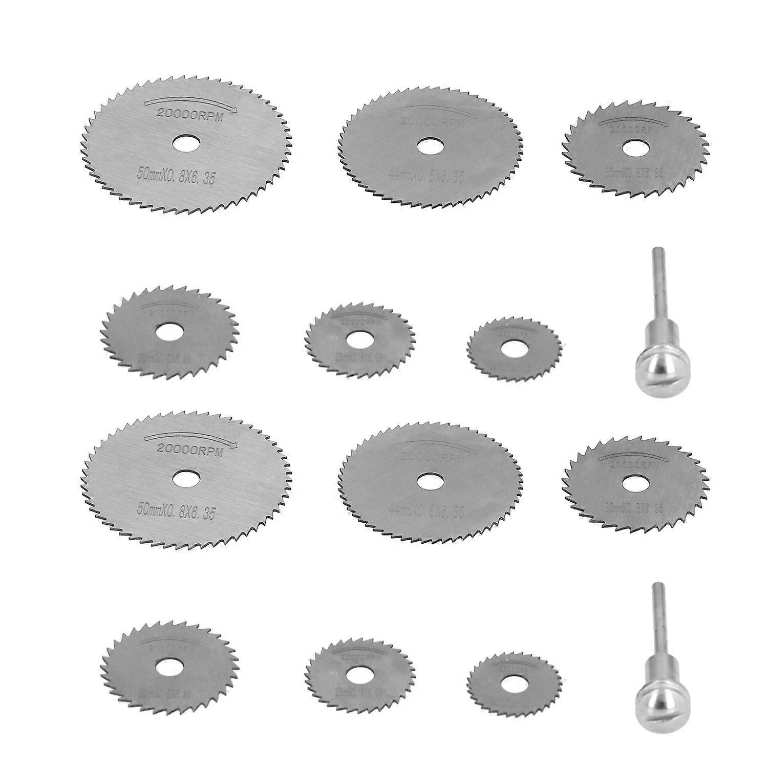 2 Sets Circular Saw Blade High Speed Steel Rotating Drill Cutting Disc Wheel Replacement