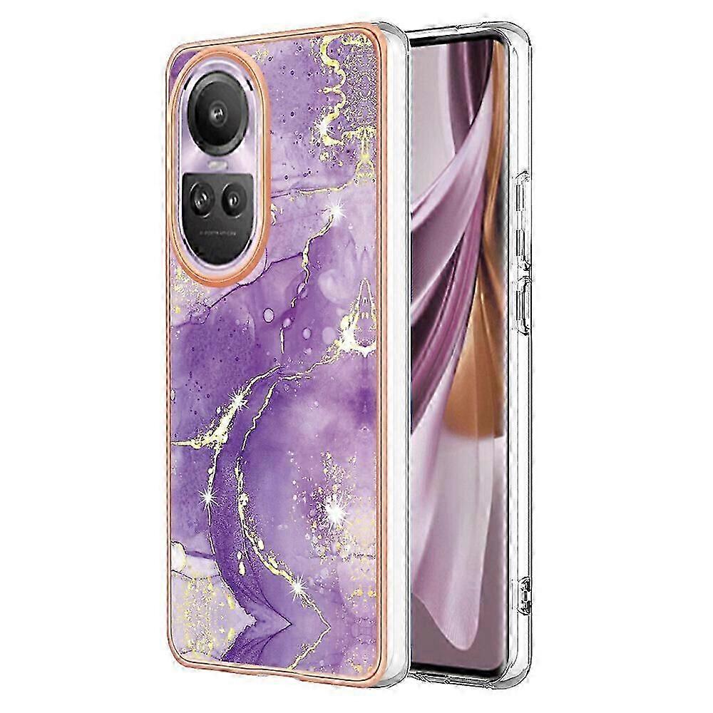 Compatible with OPPO Reno 10 Pro 5G Soft Case Marble Pattern Enhanced Camera & Screen Protection Cover