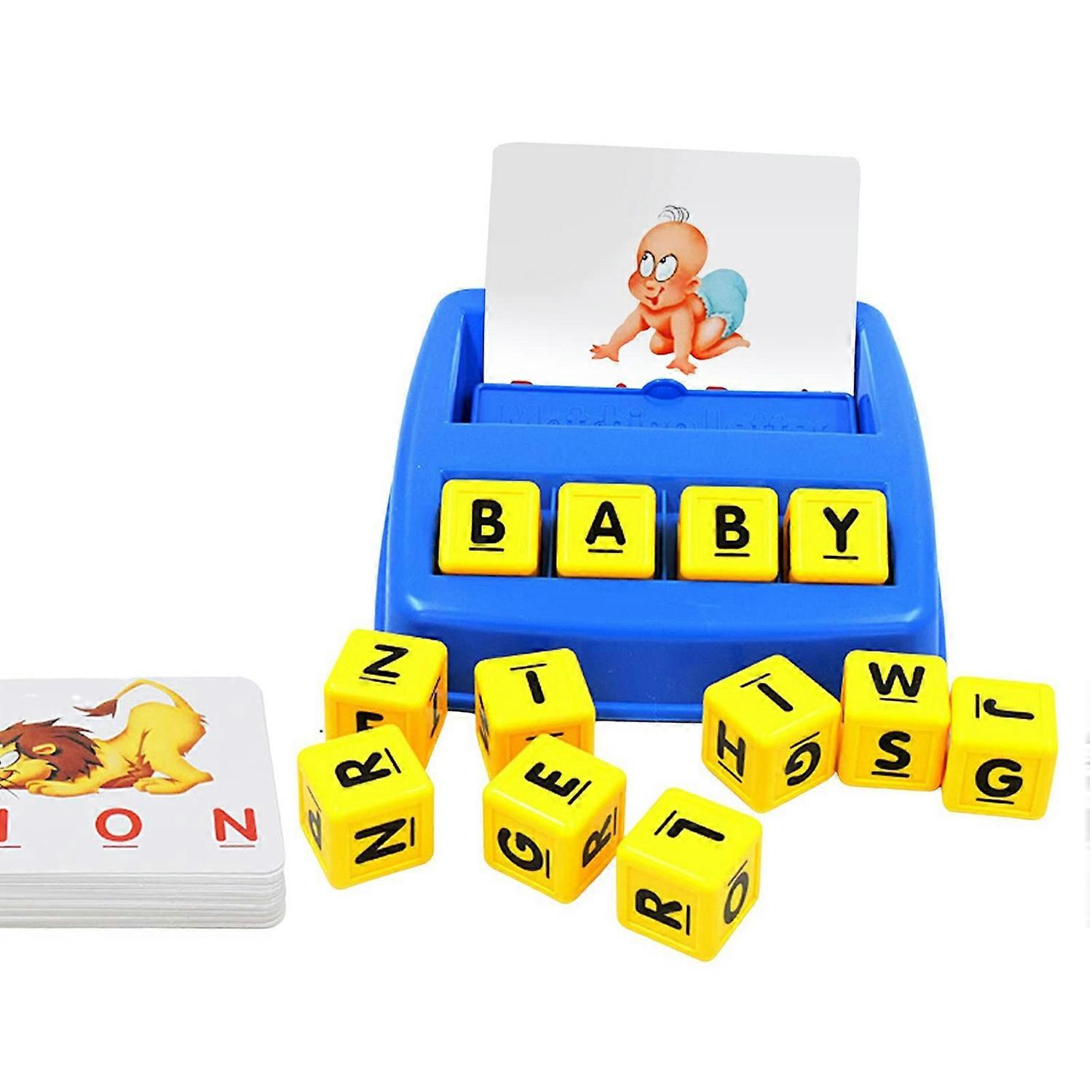 Read Card Learning Letters Game Word Spelling Board Game Educational Toy for Children