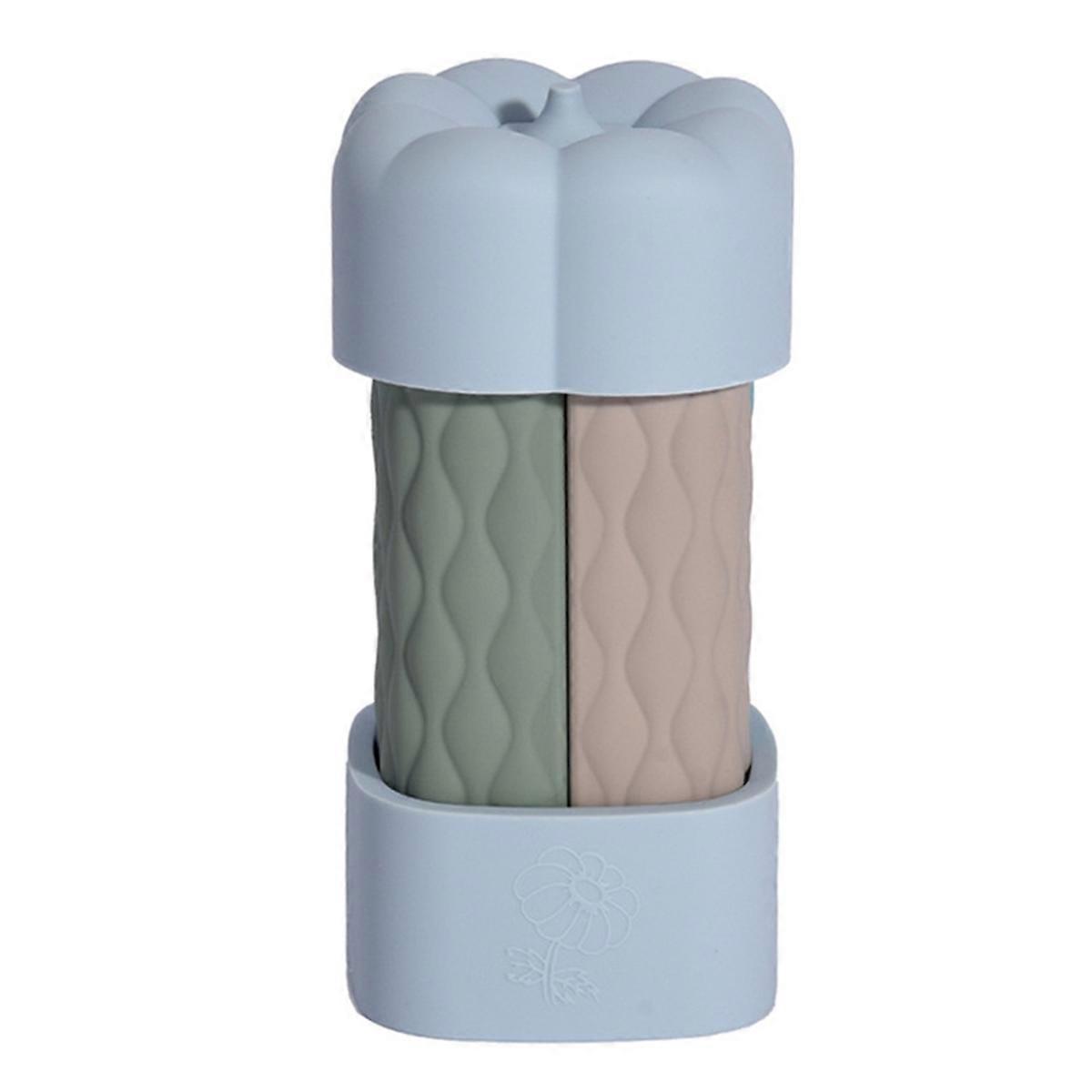 4pcs Portable Silicone Leak Proof Bottle Set - Refillable, Squeezable Liquid Containers for Lotion