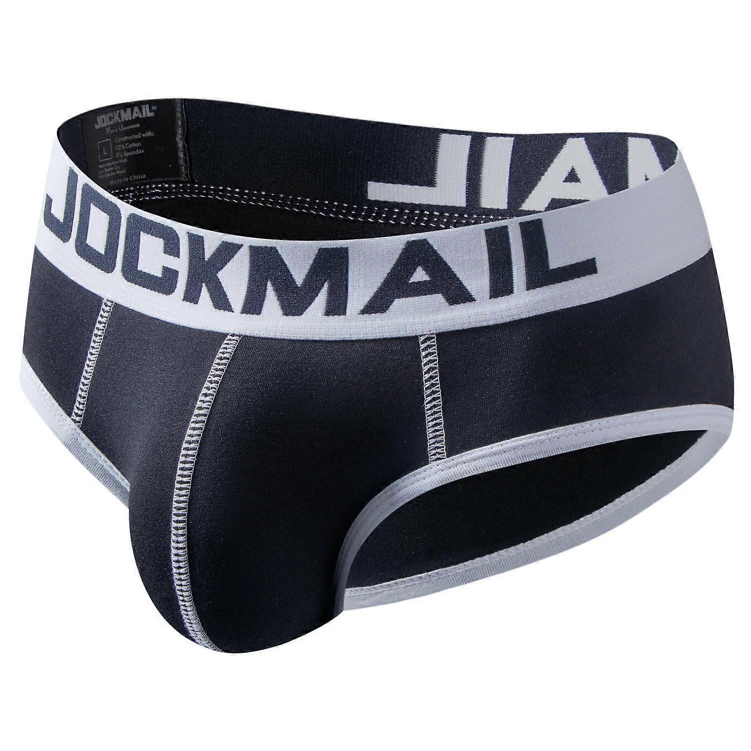 Briefs JOCKMAIL Cotton Soft Comfortable Breathable Sports Everyday Casual Men's Underwear 9 Colours Fashion Underpnats