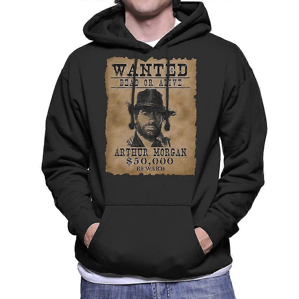 Dead Redemption Arthur Morgan Wanted Poster Męska bluza z kapturem